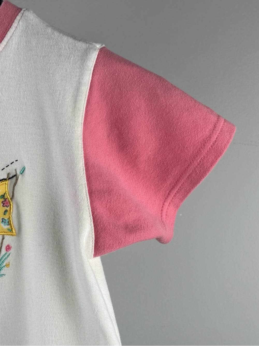 Gymboree Vintage 1998 Spring Is In The Air Embroidered Ringer Shirt 5 6 XL - Picture 5 of 14